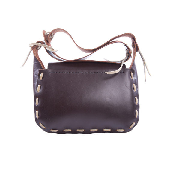 Mexico Brown Handmade Leather Bag - Picture 4 of 8